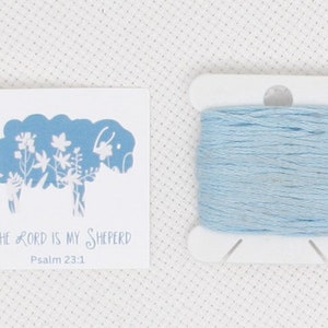Kit Point De Croix WonderArt "The Lord Is My Shepherd" #5777 - Neuf, Prêt à Broder