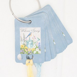 Les gouttes de fil/cartes à fil/supports pour fil à broder Welcome Spring (lot de 20)