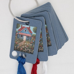 Juego de 20 soportes para hilo de bordar Summer House
