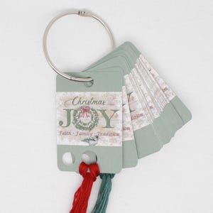 Gotas de hilo/tarjetas de hilo/soportes para hilo de bordar Christmas Joy (juego de 20)