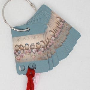 Gouttes de fil Love Is In The Air/cartes de fil/supports pour fil à broder (lot de 20)