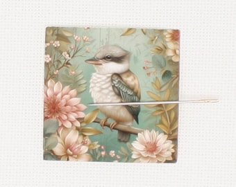 Bird needle minder/cover minder for cross stitch/embroidery/needlepoint/diamond painting