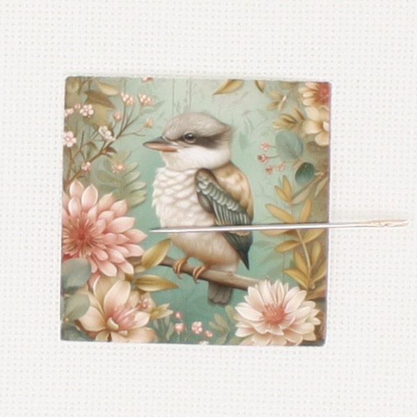 Bird needle minder/cover minder for cross stitch/embroidery/needlepoint/diamond painting