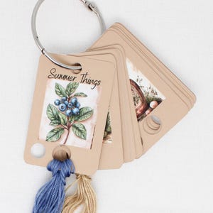 Gouttes de fil/cartes à fil/supports pour fil à broder Summer Things (lot de 20)
