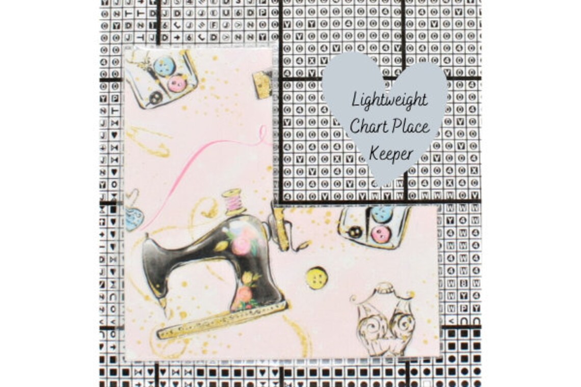 Sewing Machine Chart Place Keeper/ Pattern Helper/ Chart Etsy
