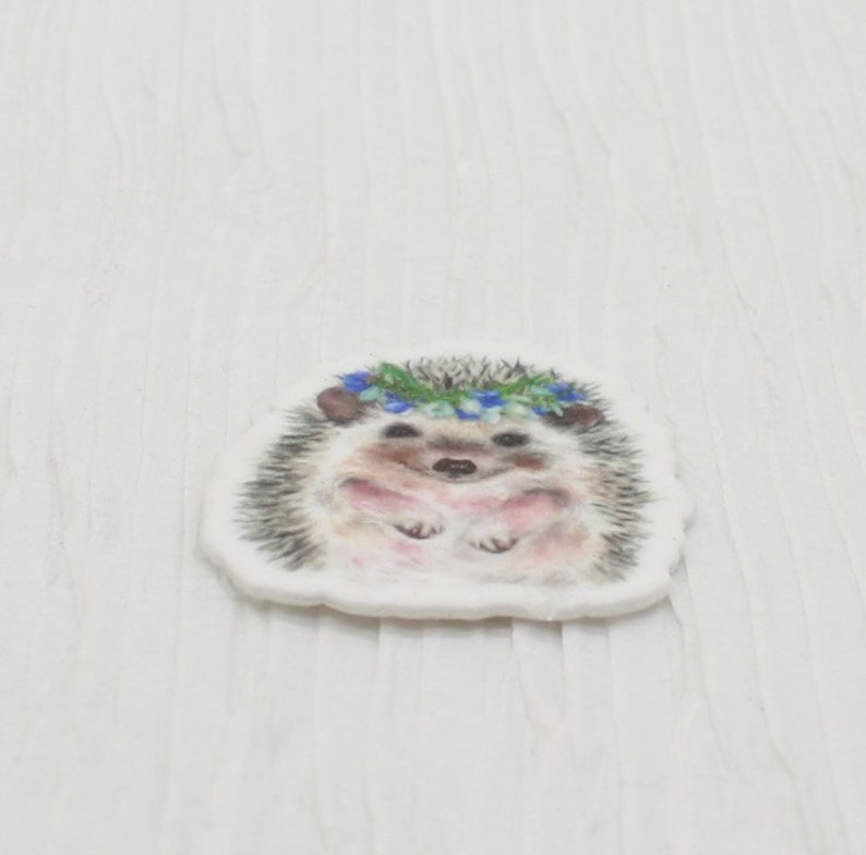 Hedgehog Resin Needle Minder/ Cover Minder for Cross Stitch/ Etsy