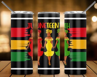 Juneteenth Black Queens Tumbler Wrap