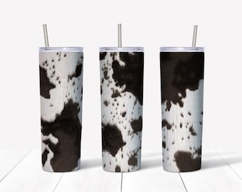 Cow Hide Tumbler Wrap