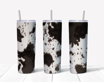 Cow Hide Tumbler Wrap