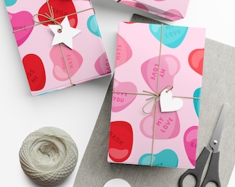 Valentine Gift Wrap Papers