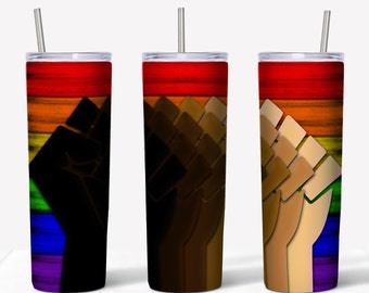 Pride Fist Tumbler Wrap