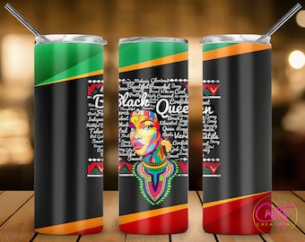 Juneteenth Black Queen Tumbler Wrap