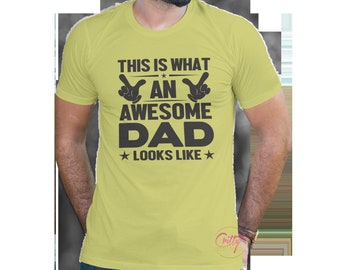 Awesome Dad T-shirt Design