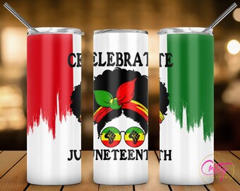 Celebrate Juneteenth 2 Tumbler Wrap