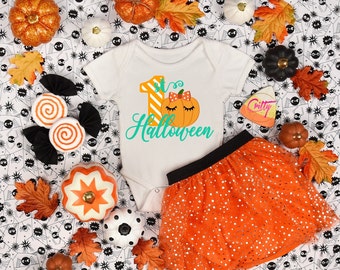 First Halloween Pumpkin Design