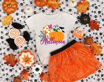 First Halloween Spider Web Design