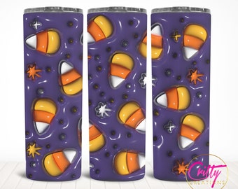 3D Inflated Candy Corn