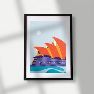 Sydney Opera House Architecture Illustration