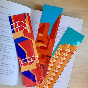 Colourful Abstract Architecture Bookmark