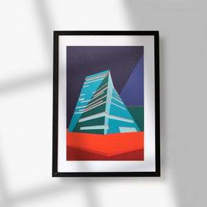 The Tate Modern no.2, London, Architecture Illustration Print