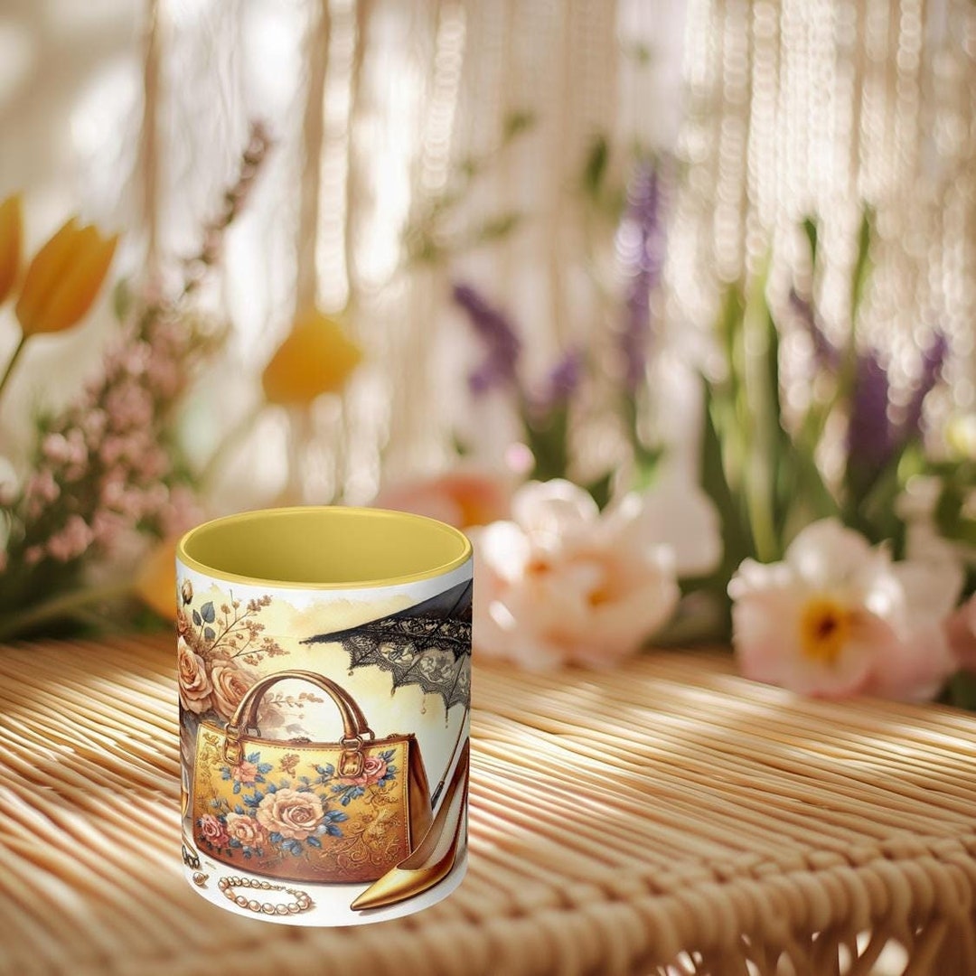 Elegant Black and Gold Ceramic Coffee Mug | Luxurious Drinkware for ...