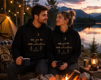 Abenteuer-Hoodie, Wander-Hoodie, Geschenk für Naturliebhaber, Camping-Hoodie, Reise-Sweatshirt, Berg-Hoodie, Urlaubs-Hoodie, Outdoor-Sweatshirt
