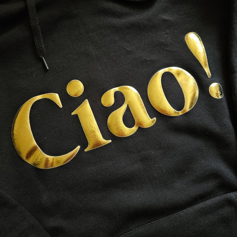 Ciao Sweatshirt, Gift for travelers, Italian Quote Sweatshirt, Italy Lovers gift, Italy Sweater, Ciao Bella, Ciao Hoodie image 7