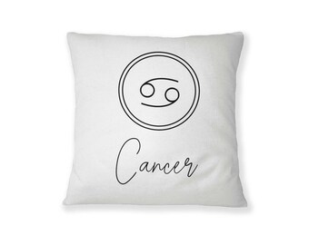 Cancer Zodiac Sign, Zodiac Constellation, Throw Pillow, Star Constellation, Constellation Pillow, Astrology Pillow, Zodiac Star Pillow