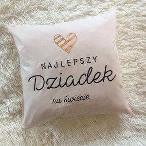 Najlepszy Dziadek Serce, Pillow, Cushion afbeelding 1