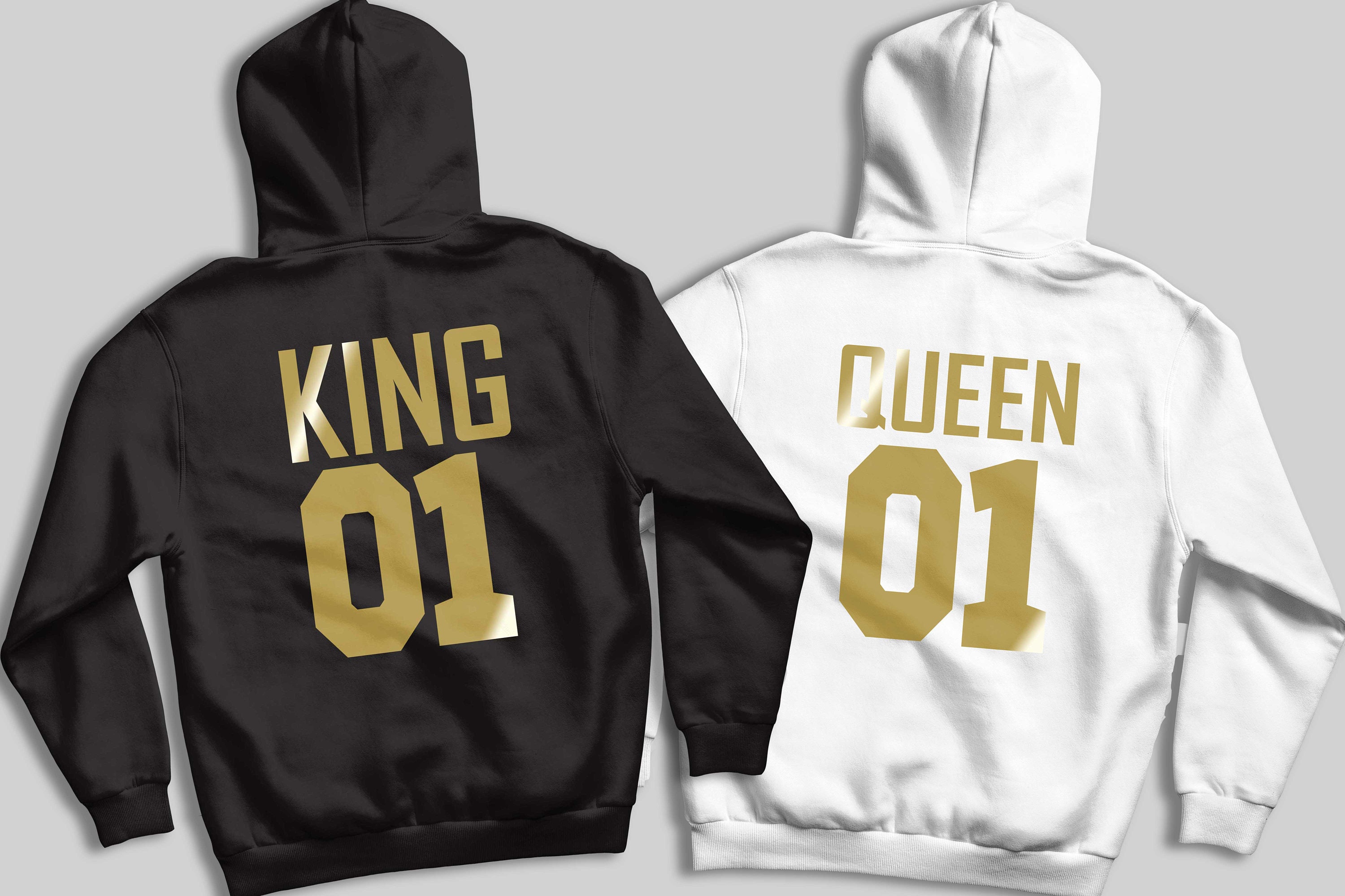 King Queen Hoodies Sudadera de pareja Sudaderas de pareja Etsy King Queen Hoodies Sudadera de pareja Sudaderas de pareja Etsy