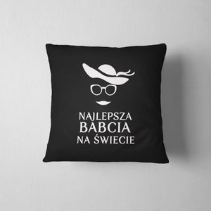 Najlepsza Babcia, Pillow, Cushion, Sofa Pillow afbeelding 4