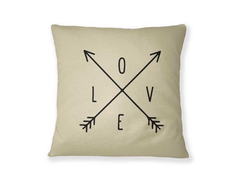 Arrow Pillow, Throw Pillow, Pillow Covers, Farmhouse Decor, Reading Pillow, Lake House Decor, Office Decor, Apartment Decor