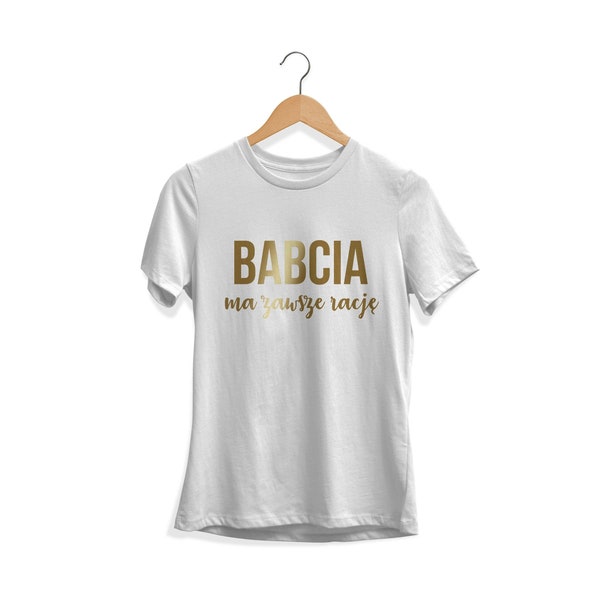 Super Babcia, Women T-shirt, Print T-shirt