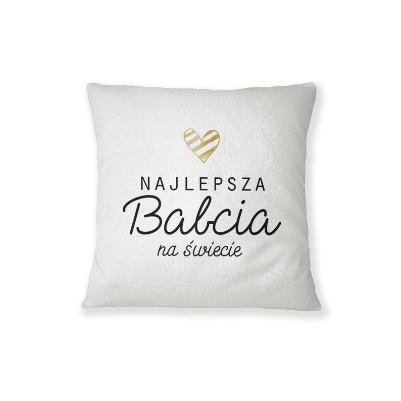 Najlepsza Babcia, Pillow, Cushion, Sofa Pillow afbeelding 1