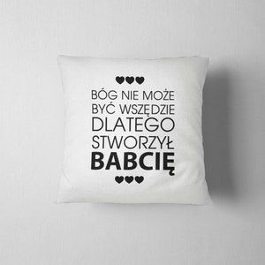 Stworzył Babcię, Pillow, Cushion, Sofa Pillow afbeelding 4