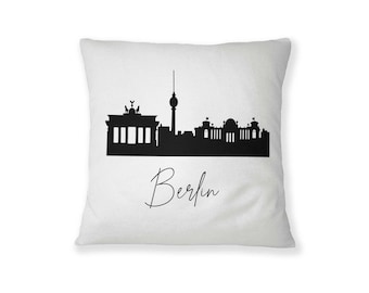 Berlin Skyline, Berlin Cityscape Germany, Berlin skyline art, Skyline Berlin Pillow, Location Pillow, Berlin Throw Pillow, Travel Decor