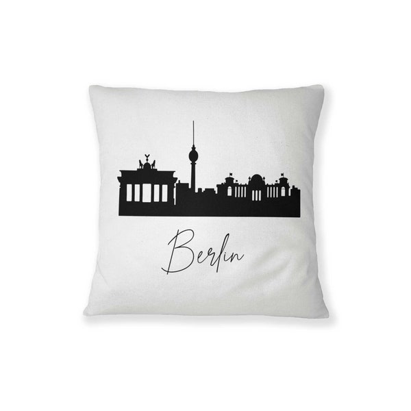 Berlin Skyline, Berlin Cityscape Allemagne, Berlin skyline art, Skyline Berlin Pillow, Location Pillow, Berlin Throw Pillow, Travel Decor