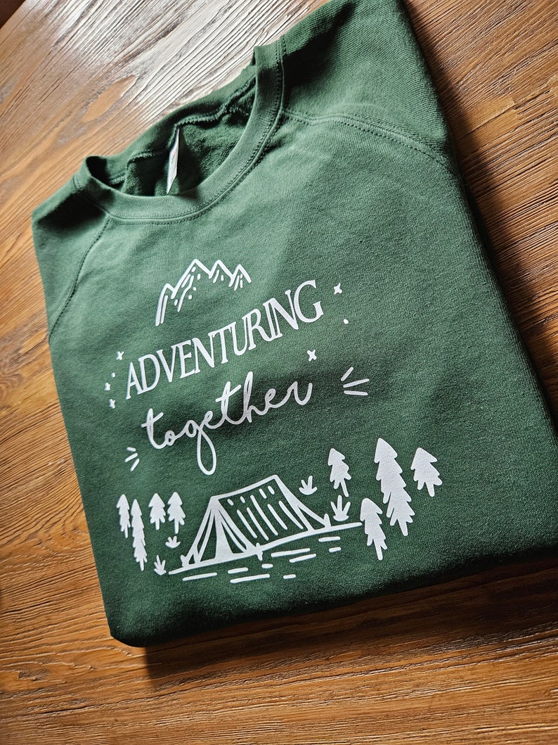 Matching Travel Sweatshirts, Travel Lover Sweatshirts, Honeymoon Gift for Couple, Mountain Honeymoon Hoodie, Matching Mr and Mrs Sweatshirts image 7