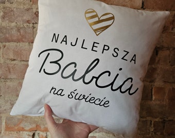 Najlepsza Babcia, cumpleaños de babcia, regalo para babcia, regalo para la abuela, abuela polaca, regalo del Día de la Madre para la abuela, regalo de babcia, babcia