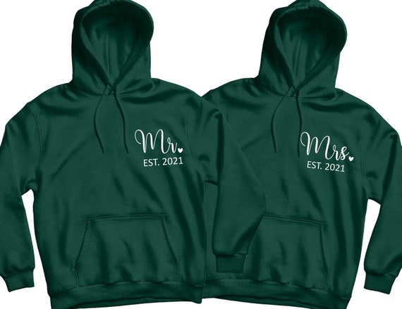 Hoodie mr mrs sales