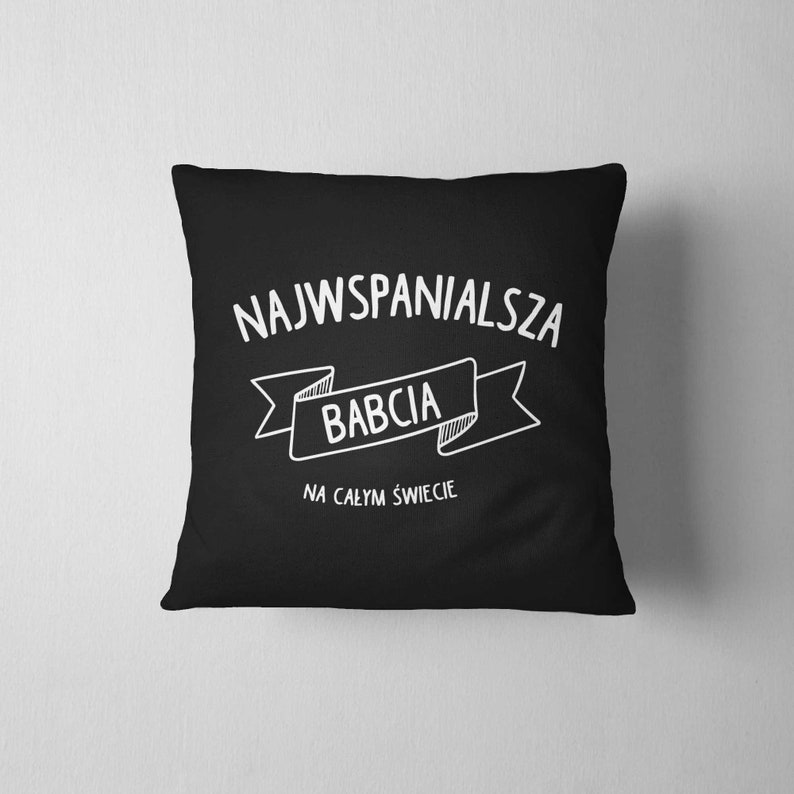 Najwspanialsza Babci, Pillow, Cushion, Sofa Pillow image 4