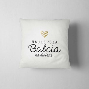 Najlepsza Babcia, Pillow, Cushion, Sofa Pillow image 2