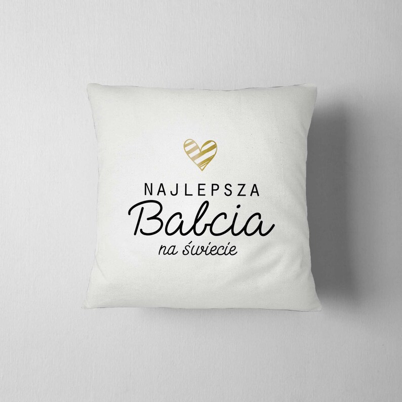 Najlepsza Babcia, Pillow, Cushion, Sofa Pillow afbeelding 2