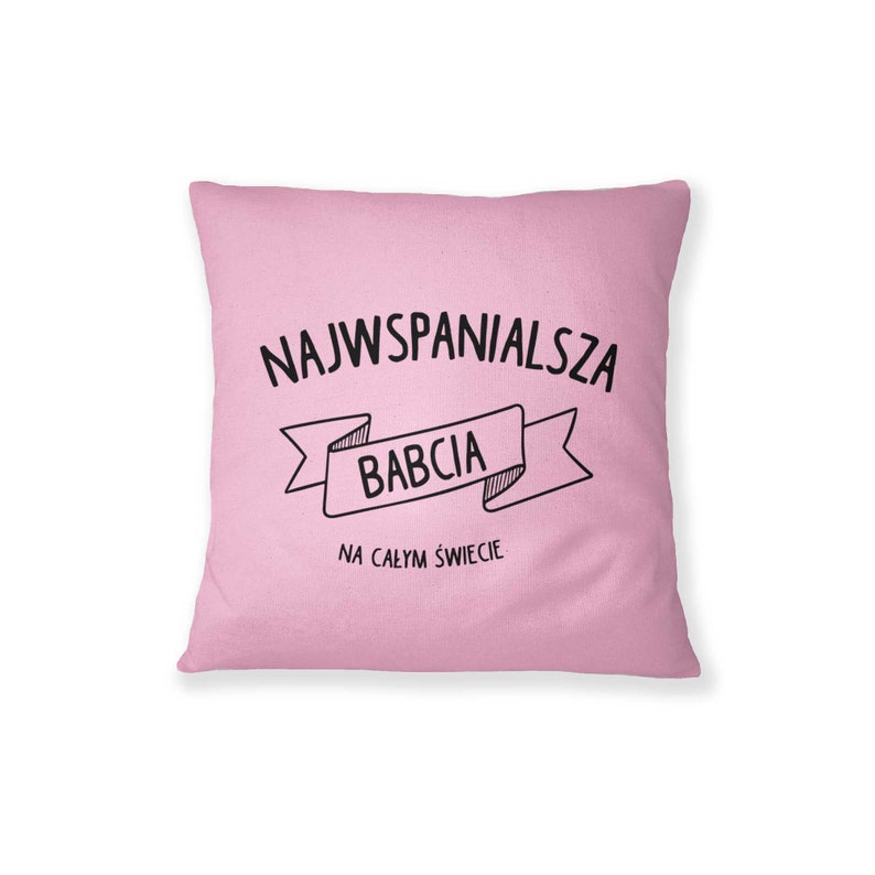 Najwspanialsza Babci, Pillow, Cushion, Sofa Pillow image 1