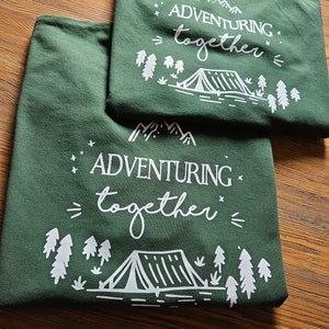 Matching Travel Sweatshirts, Travel Lover Sweatshirts, Honeymoon Gift for Couple, Mountain Honeymoon Hoodie, Matching Mr and Mrs Sweatshirts image 6