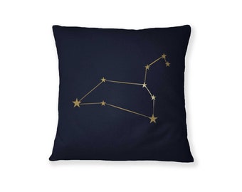 Leo Zodiac Sign, Zodiac Gift, Zodiac Star Pillow, Throw Pillow, Star Constellation, Horoscope Pillow, Zodiac Pillow, Zodiac Pillow