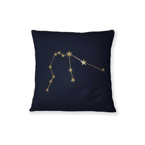 Étoile constellation du Verseau, Constellation du zodiaque, Constellation du zodiaque, Cadeau constellation, Coussin étoile du zodiaque