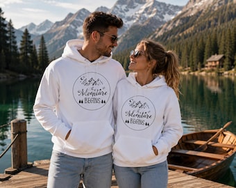 Abenteuer-Hoodie, Camping-Hoodie, Fernweh-Sweatshirt, Wander-Hoodie, Geschenk für Naturliebhaber, Outdoor-Hoodie, Reise-Sweatshirt