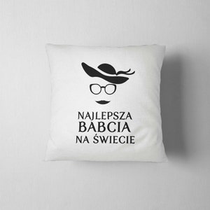 Najlepsza Babcia, Pillow, Cushion, Sofa Pillow afbeelding 2