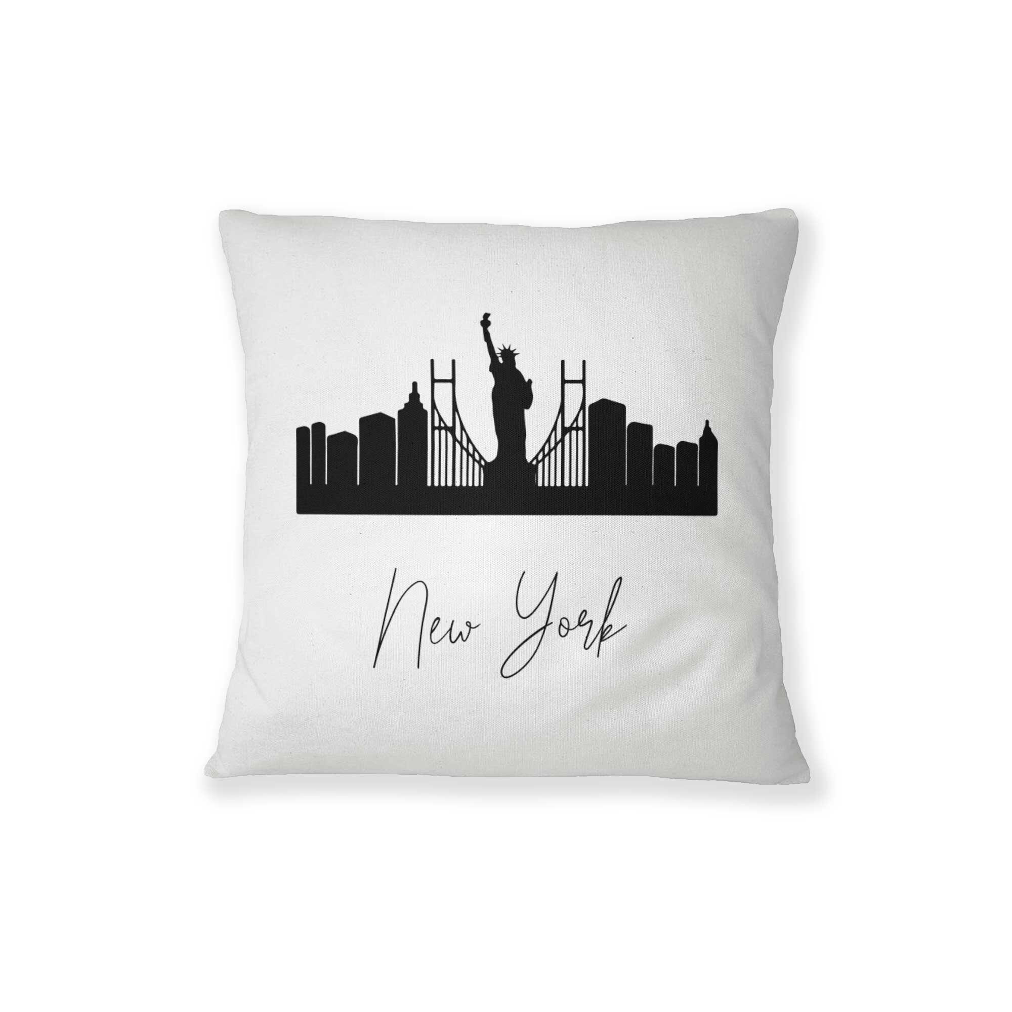 New York Skyline, New York Cityscape USA, New York skyline art, Skyline New York Pillow, Location Pillow, NYC Pillow Cover, NYC Pillow